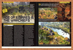 Age Of Empires III Warchiefs PC Original 2006 Ad Authentic Game Review Promo