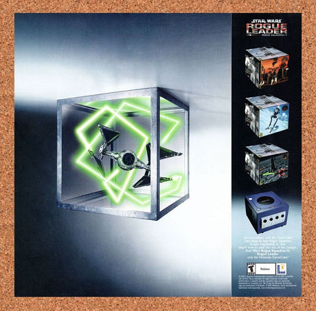 2001 Star Wars Rogue Leader GameCube Original Advertisement / Retro Wall Art v1