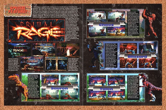 Primal Rage Genesis Original 2006 Ad Authentic Sega Video Game Review Promo