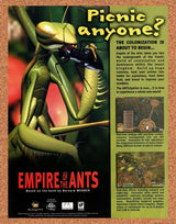 Empire Of Ants PC Original 2001 Ad Authentic Strategy Sim Funny Video Game Promo