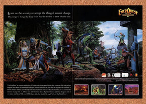 2000 EverQuest Ruins Of Kunark PC Original Advertisement / Retro Promo v1