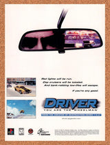 1999 Driver You Are The Wheelman PS1 Original Advertisement / Retro Promo v6