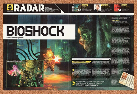 Original 2006 Bioshock PC Vintage Review Print Ad - Video Game Promo Wall Art 1