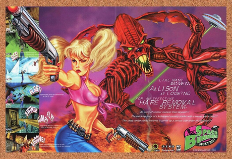 Space Bunnies Must Die PC Original 2000 Ad Print Authentic Video Game Promo