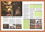 2002 WarCraft III Reign Of Chaos PC Original Advertisement / Retro Promo vr8