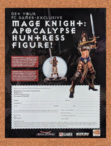 2006 Mage Knight Apocalypse PC Gamer-Exclusive Figure Original Ad / Promo v1
