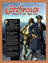 1999 Cutthroats Terror On The High Seas PC Original Advertisement / Promo vr1