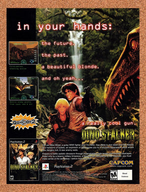 2002 Dino Stalker PS2 Original Advertisement / Retro Promo v1