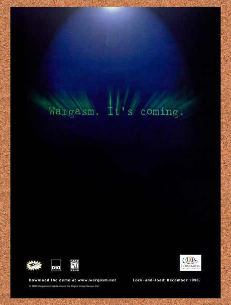 1999 Wargasm PC Original Advertisement / Retro Promo v1