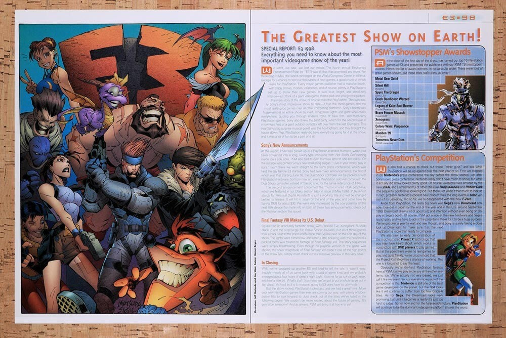 1999 E3 Expo Original Advertisement / Retro Wall Art v7