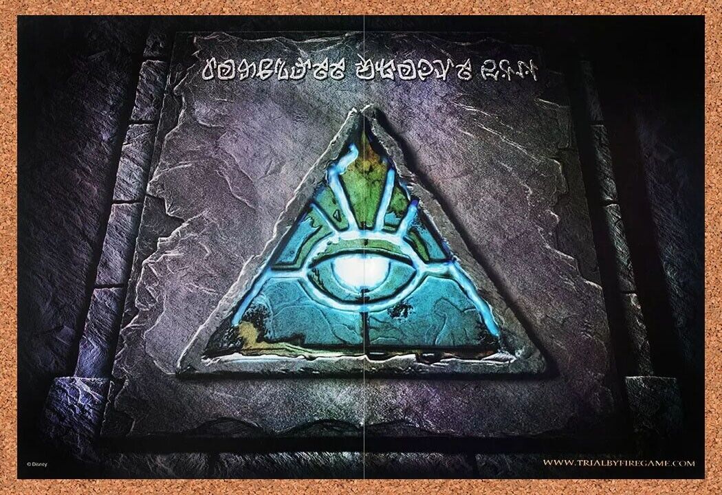 Atlantis Lost Empire PC Original 2003 Ad Authentic Disney FPS Video Game Promo
