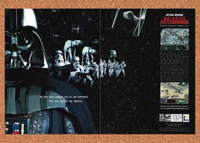 2001 Star Wars Galactic Battlegrounds PC Original Advertisement / Retro Promo v4