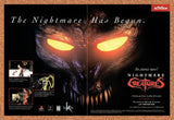 1997 Nightmare Creatures PS1 Original Advertisement / Retro Wall Art v4