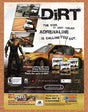 Dirt PC Original 2007 Vintage Ad - Codemasters Video Game Promo