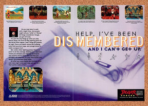 1994 Kasumi Ninja Jaguar Original Advertisement / Retro Promo v1