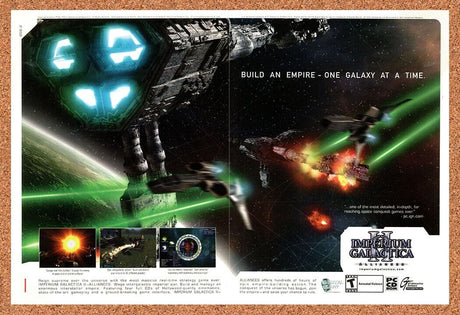 Imperium Galactica II PC Original 2002 Ad Print Authentic Video Game Promo