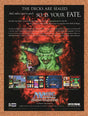 1997 Magic The Gathering Spells Of The Ancients PC Original Advert / Promo v1
