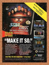 Star Trek A Final Unity PC Original 1995 Vintage Ad - Video Game Promo