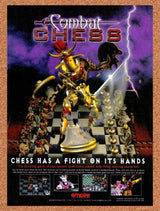 1997 Combat Chess PC Original Advertisement / Retro Promo v1