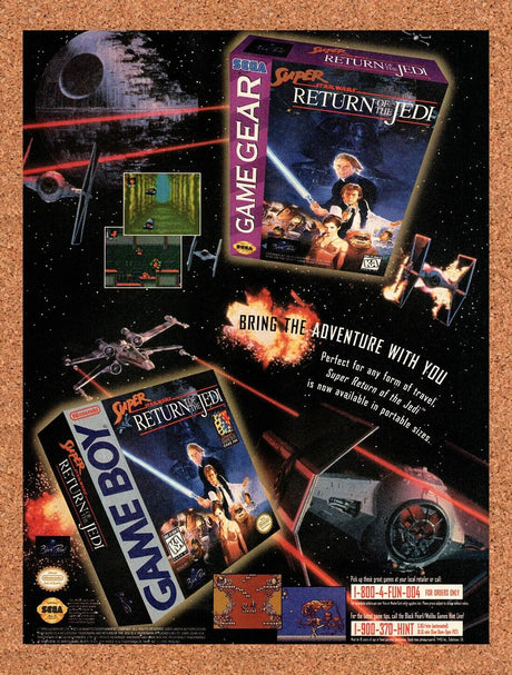 1995 Super Return Of The Jedi Now Portable Original Ad / Retro Wall v3