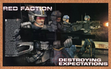 Red Faction Xbox Original 2002 Ad Authentic Microsoft THQ Video Game Promo Art