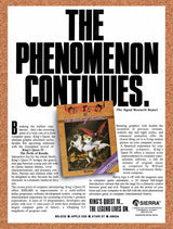 1989 Kings Quest IV The Perils Of Rosella MS-DOS Original Ad / Retro Wall Art v1