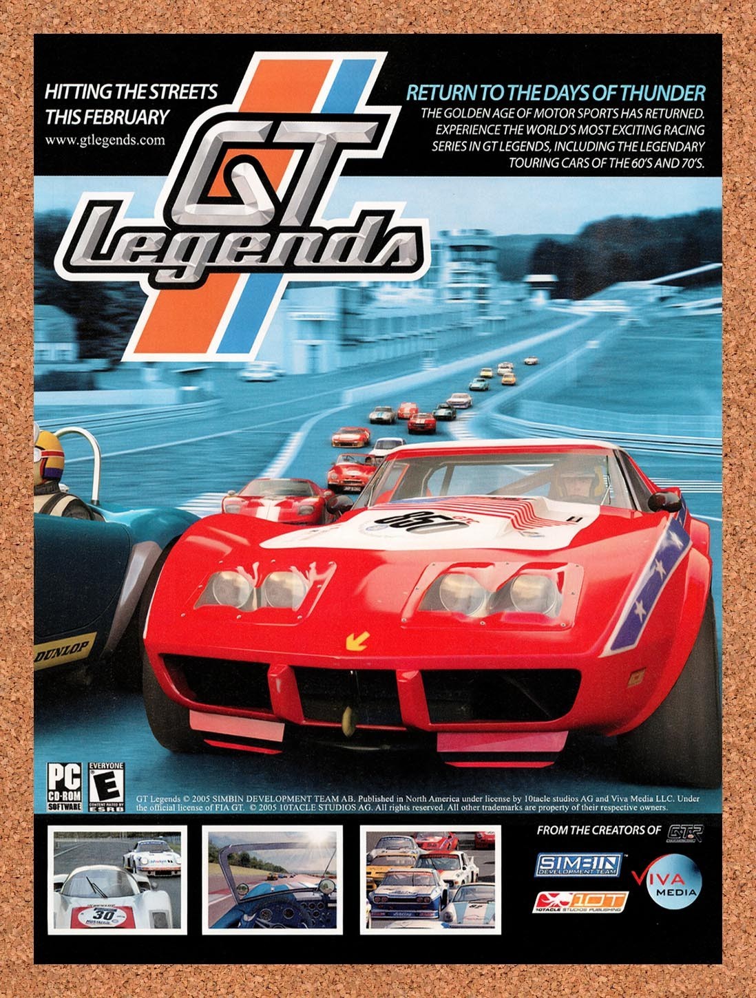 2006 GT Legends PC Original Advertisement / Retro Promo v1