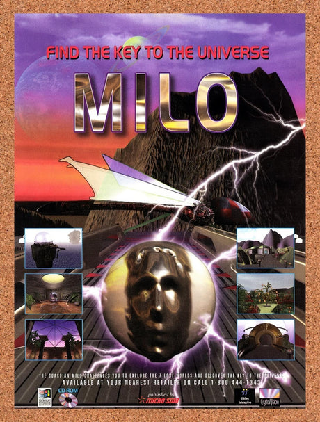 1996 Milo PC Original Advertisement / Retro Promo v1