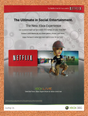 2009 Microsoft Xbox Live Netflix Streaming Original Ad / Retro Wall Art v3