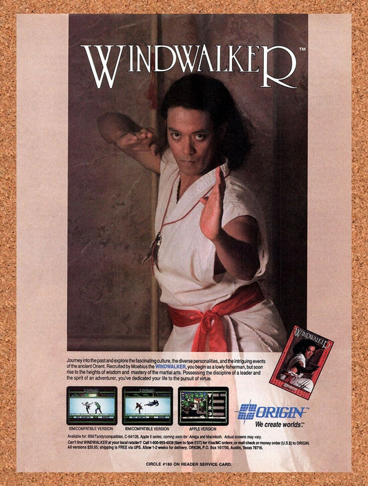 1988 Windwalker Tandy Original Advertisement / Retro Wall Art v1