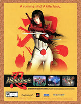 Nightshade PS2 Original 2004 Print Ad Authentic Sega Video Game Art Promo