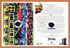 1996 Nights Into Dreams Saturn Original Advertisement / Retro Promo v1