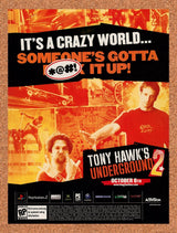 2004 Tony Hawk's Underground 2 PS2 Original Advertisement / Retro Promo v3