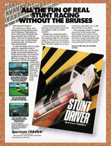 1990 Stunt Driver IBM Original Advertisement / Retro Wall Art v1
