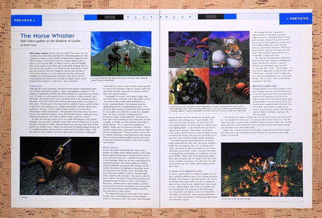 2001 EverQuest Shadows Of Luclin Horse Travel Reveal Original Ad / Promo v7