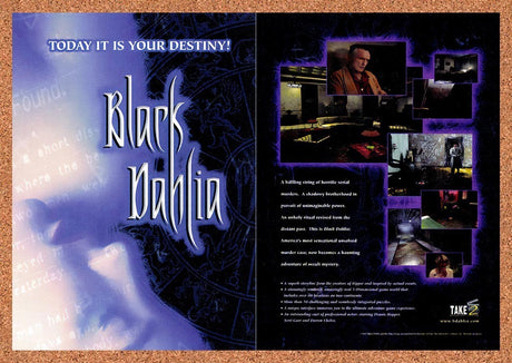1997 Black Dahlia PC Original Advertisement / Retro Promo v2
