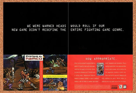 1995 WeaponLord SNES Original Advertisement / Retro Wall Art v3