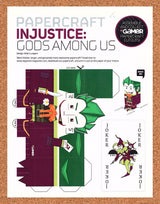 Injustice PaperCraft Original 2013 Ad Authentic Video Game Collectible Promo