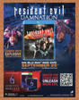 Resident Evil 6 PS3 Original 2014 Ad Authentic DVD Damnation Video Game Promo