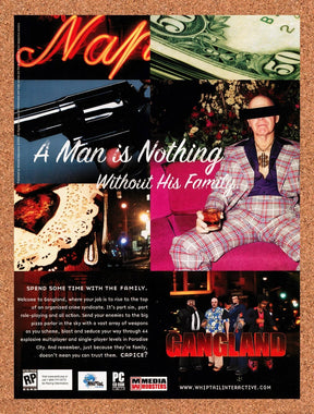 2004 Gangland PC Original Advertisement / Retro Promo v2