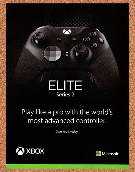 Microsoft Xbox Series X Original 2022 Ad - Elite Series 2 Display Promo