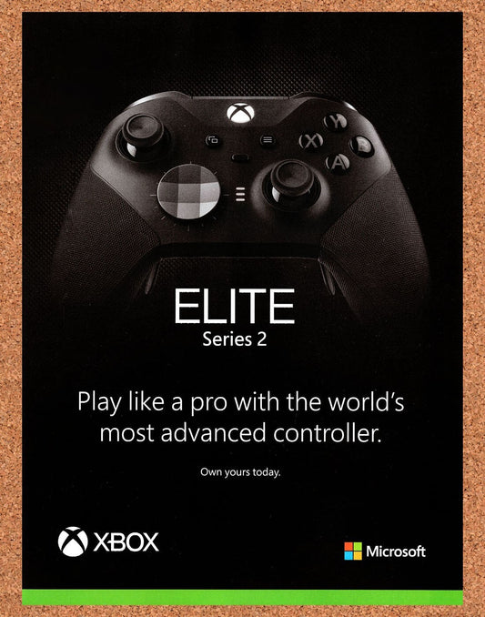 Microsoft Xbox Series X Original 2021 Ad - Elite Series 2 Display Promo