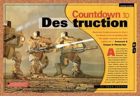 1998 Command & Conquer Tiberian Sun PC Original Ad / Retro Wall Art v8