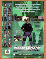 WinBack N64 Original 2002 Vintage Ad - Koei Video Game Art Promo