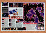 1994 Sub Terrania Genesis Original Advertisement / Retro Promo v3