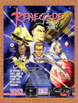 1995 Renegade Battle For Jacobs Star PC Original Advertisement / Retro Promo v1