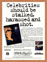 1995 Paparazzi Tales Of Tinseltown PC Original Advertisement / Retro Promo v1