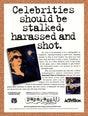 1995 Paparazzi Tales Of Tinseltown PC Original Advertisement / Retro Promo v1