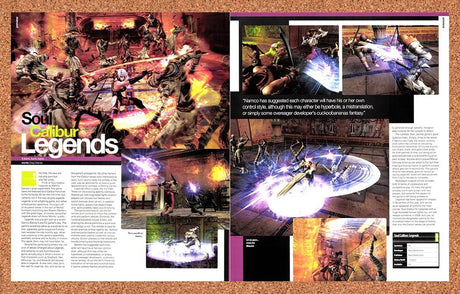 2007 SoulCalibur Legends Wii Original Advertisement / Retro Promo v2