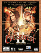 EverQuest II PC Original 2004 Ad Authentic SOE MMORPG Video Game Promo v2
